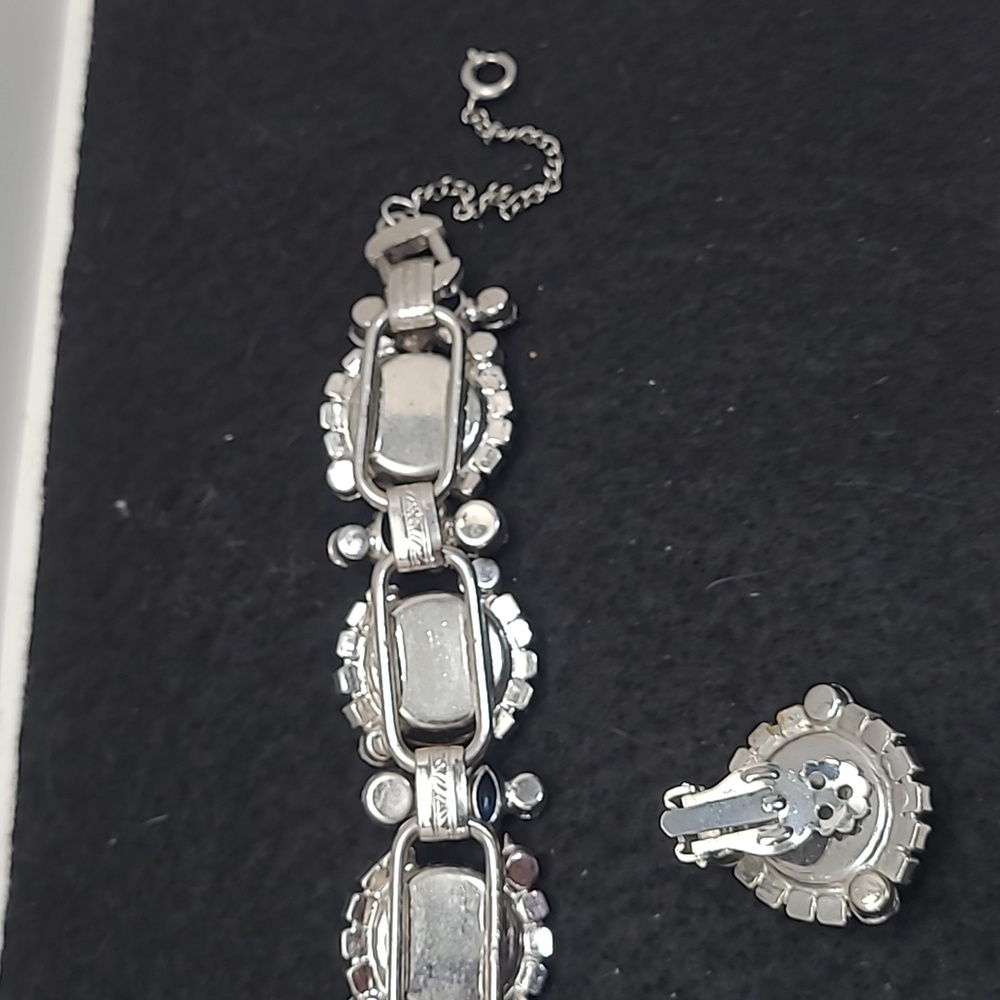 Juliana D&E Blue Green Rivaloi Margarita Rhinestone Set - Picture 10 of 15